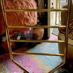 Vintage electrical brass towel warmer